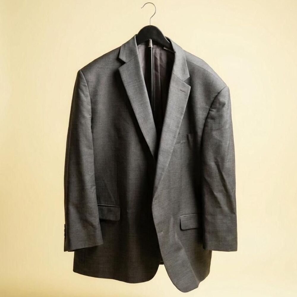 Lauren Ralph Lauren Men's Grey and Brown Tailored-jackets 50R